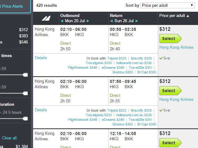 [Fig: Skyscanner is great for finding bargains, but you're left to your own devices from there]